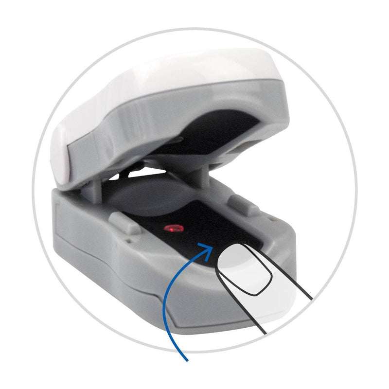 Finger-Pulsoximeter, Fingerpulsoximeter für Erwachsene und Kinder, AEROcheck, HPO11-FCH - Notemed Medizintechnik 