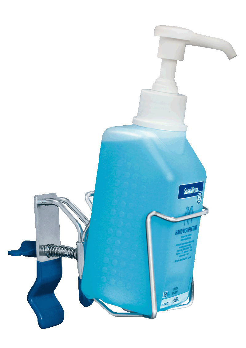 BODE-Eurospender 3 gebogene Halterung 1000 ml, 500 ml, 975100, 981088 - Notemed Medizintechnik 