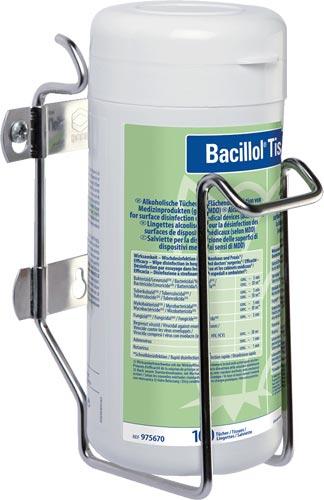Wandhalter für Bacillol Tissues, Halter für Bacillol Tissues zur Befestigung der Bacillol Tissues, 976412 Hartmann