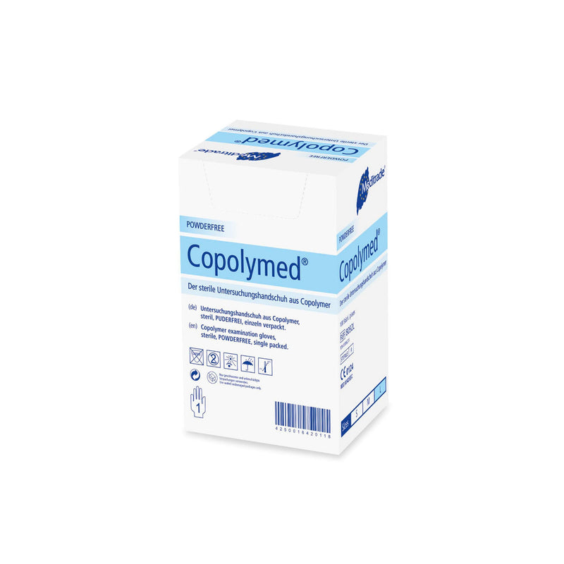 Copolymed™ (einzeln verpackt) Untersuchungshandschuh aus Copolymer, steril, Small (6-6,5), Medium (7-7,5), Large (8-8,5), 8092L, 8092M, 8092S - Notemed Medizintechnik 