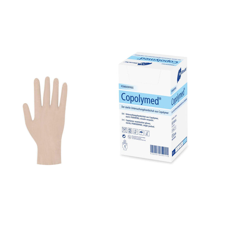 Copolymed™ (einzeln verpackt) Untersuchungshandschuh aus Copolymer, steril, Small (6-6,5), Medium (7-7,5), Large (8-8,5), 8092L, 8092M, 8092S - Notemed Medizintechnik 