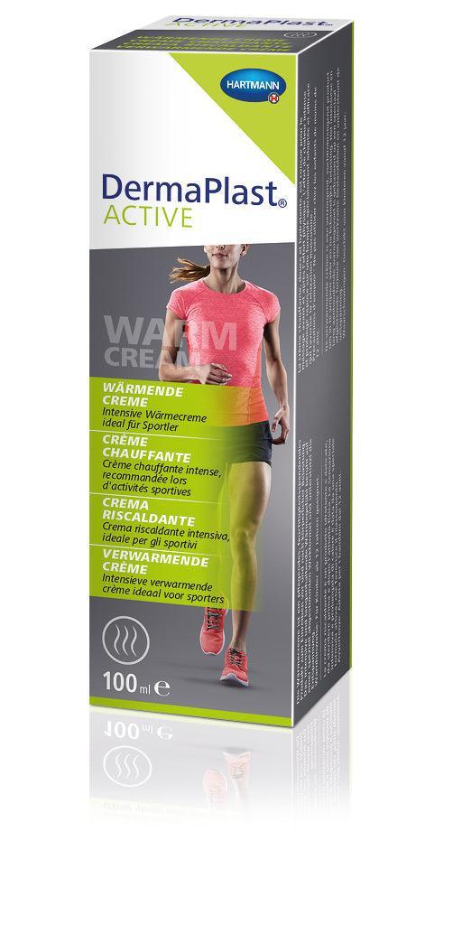 DermaPlast Active Warm Cream, wärmende Creme – zur Entspannung nach körperlicher Belastung, 522030 - Notemed Medizintechnik 