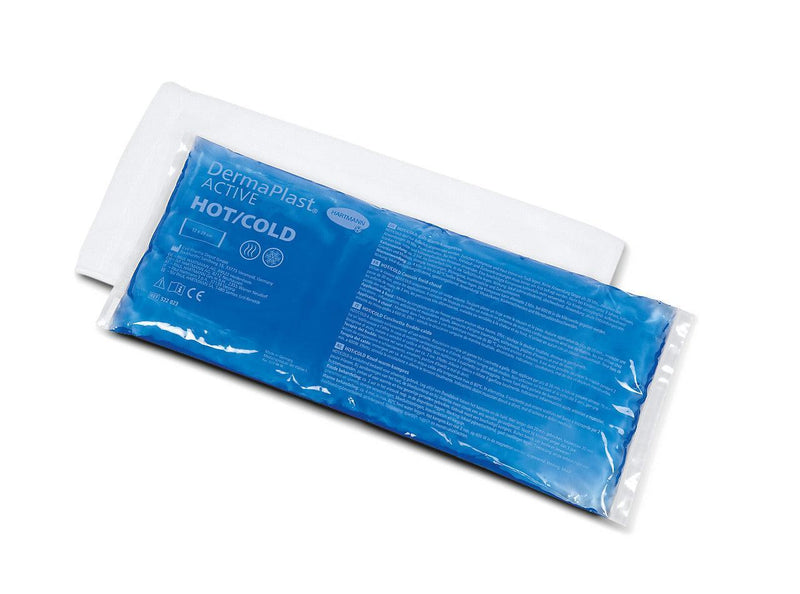 DermaPlast Active Hot/Cold Pack groß 12x29cm, klein 13x14cm, Hot/Cold – zur Kälte- und Wärmetherapie von Verletzungen und zur Schmerzlinderung, 522023, 522022 - Notemed Medizintechnik 