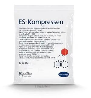 ES-Kompresse steril 12-fach Großpackung 20 x 5 St. / 7,5 x 7,5 cm / 10 x 10 cm / 10 x 20 cm Hartmann