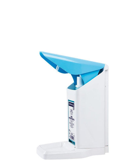 Eurospender Safety Plus, für 500 ml & 1000 ml Flaschen, Moderner Kunststoffspender zur Wandmontage, mit langem Auslauf, 981468, 981467 - Notemed Medizintechnik 