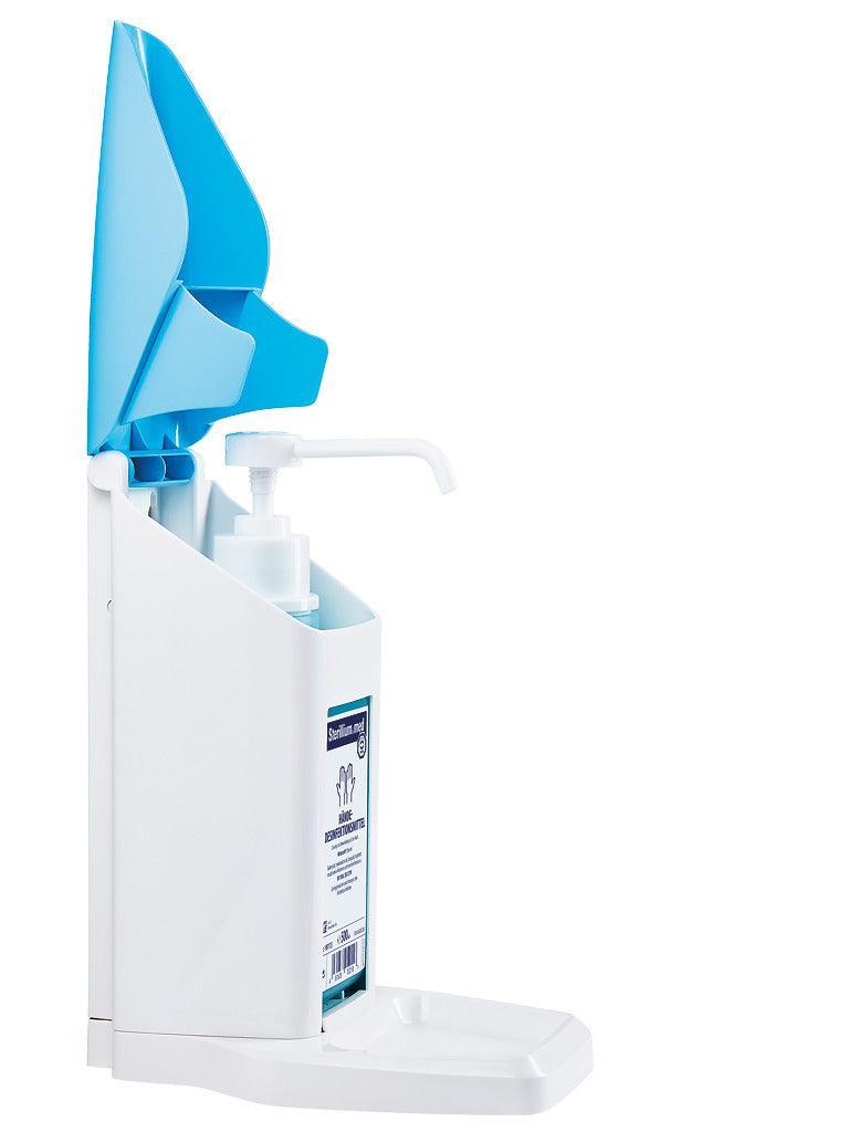 Eurospender Safety Plus, für 500 ml & 1000 ml Flaschen, Moderner Kunststoffspender zur Wandmontage, mit langem Auslauf, 981468, 981467 - Notemed Medizintechnik 