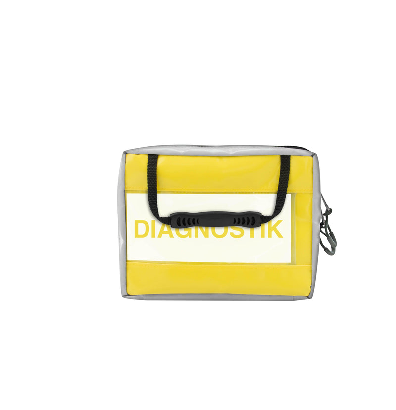 Modultaschen-Kennzeichnungen Stabile und passgenaue Hartfolien-Schilder, Beschriftung Modultaschen, AEROcase® - Notemed Medizintechnik 
