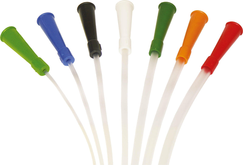Absaugkatheter, PVC, gerade, Länge 50 cm, mit Trichterkonnektor, CH 8 - CH 18, VE = 100 Stück, AEROsuc - Notemed Medizintechnik 