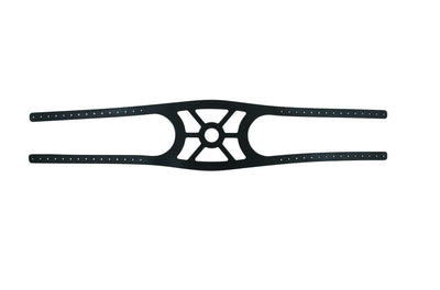 Masken-Bänderung, für AERObag® Beatmungsmasken, 700 mm, schwarz, weiß, 440 mm, weiß, Gummi, AERObag HUM