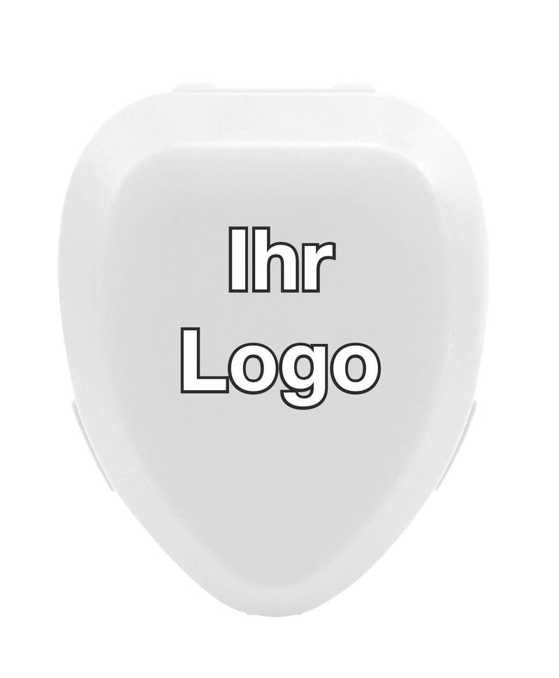 Einmal-Beatmungsmaske, mit Einwegventil, aus PVC, in Hartschalenbox, MIT INDIVIDUELLEM LOGO, blau, rot, gelb, orange, weiß, AERObag - Notemed Medizintechnik 