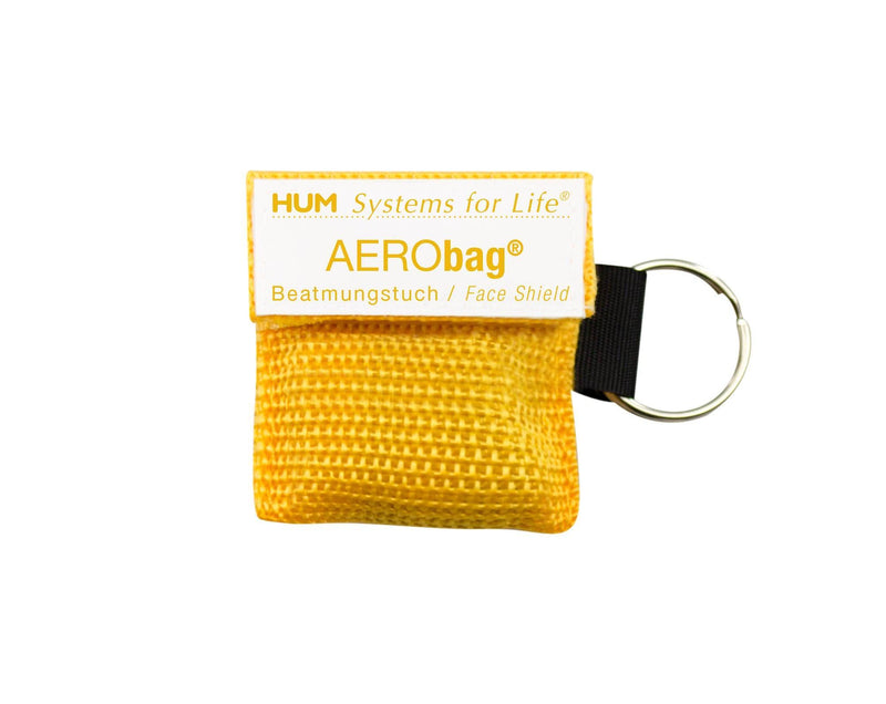 Einmal-Beatmungstuch, mit Einwegventil, aus PE, im Nylon Softcase, AERObag - Notemed Medizintechnik 