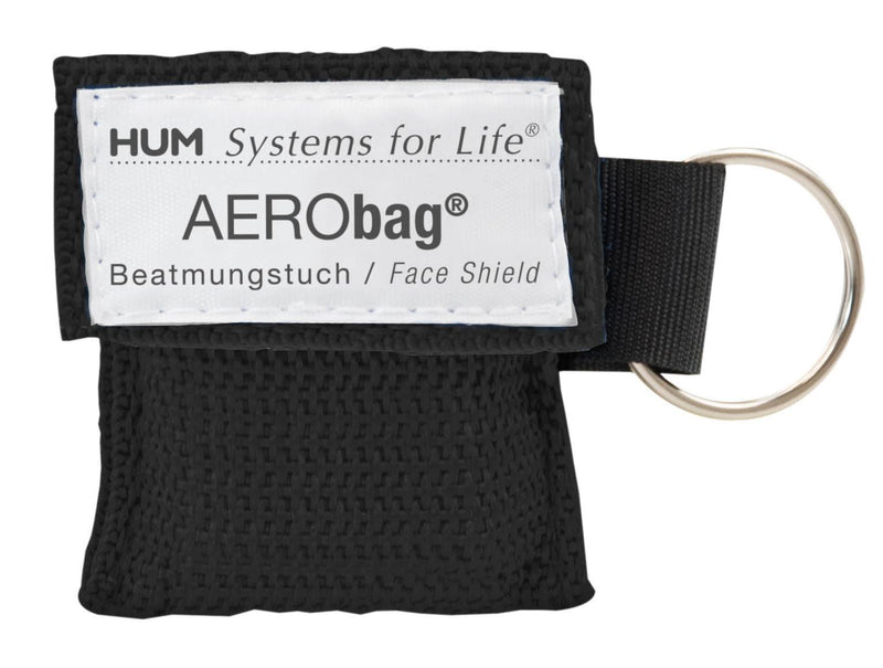 Einmal-Beatmungstuch, mit Einwegventil, aus PE, im Nylon Softcase, AERObag - Notemed Medizintechnik 