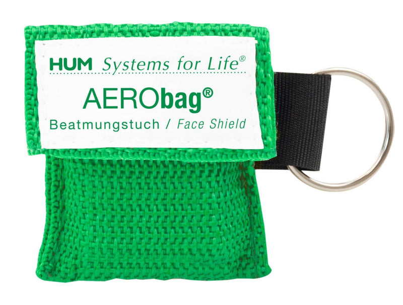 Einmal-Beatmungstuch, mit Einwegventil, aus PE, im Nylon Softcase, AERObag - Notemed Medizintechnik 