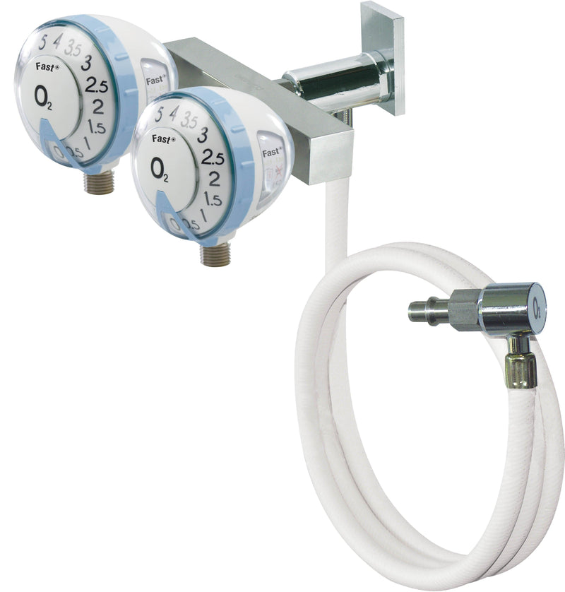 Doppel-Flowregler Fast + ZGA Doppel-Flowregler, AEROway® Flow stufenweise einstellbar - Die neue Generation!!! An Präzision nicht zu übertreffen! - Notemed Medizintechnik 
