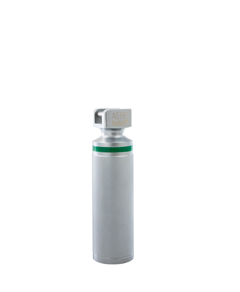 Kaltlicht-Laryngoskopgriff, Mehrweg Laryngoskopspatel, (grüner Standard) Macintosh, Miller, ECO-Version, AEROtube - Notemed Medizintechnik 