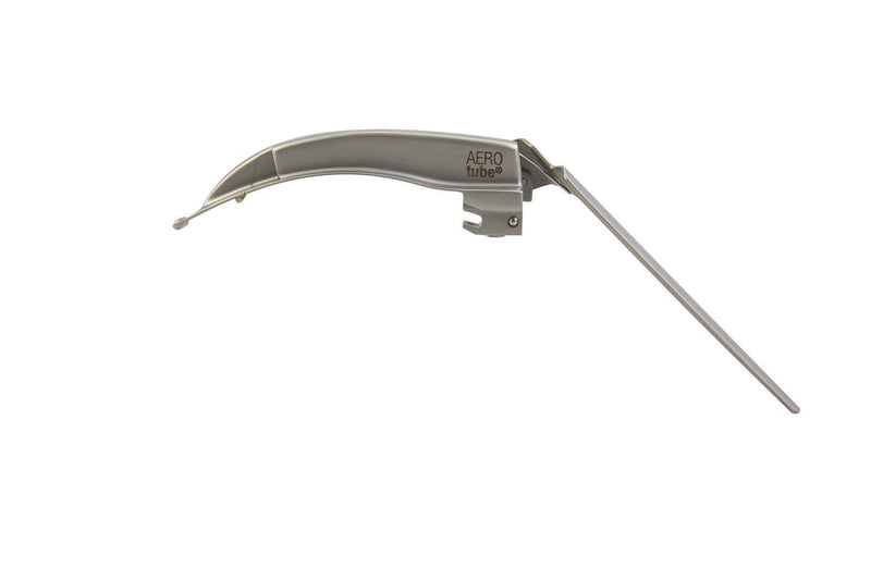 Kaltlicht-Laryngoskopgriff, Mehrweg Laryngoskopspatel, (grüner Standard) Macintosh, Miller, Pro-Version, AEROtube - Notemed Medizintechnik 