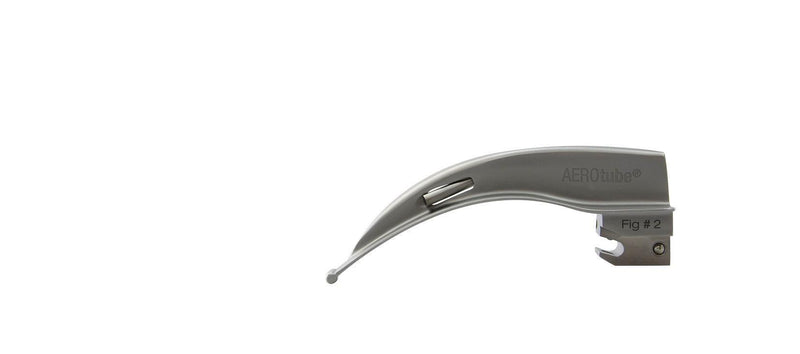 Kaltlicht-Laryngoskopgriff, Mehrweg Laryngoskopspatel, (grüner Standard) Macintosh, Miller, ECO-Version, AEROtube - Notemed Medizintechnik 