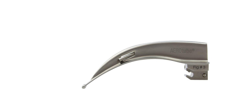 Kaltlicht-Laryngoskopgriff, Mehrweg Laryngoskopspatel, (grüner Standard) Macintosh, Miller, ECO-Version, AEROtube - Notemed Medizintechnik 