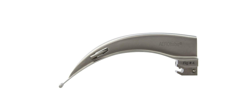 Kaltlicht-Laryngoskopgriff, Mehrweg Laryngoskopspatel, (grüner Standard) Macintosh, Miller, ECO-Version, AEROtube - Notemed Medizintechnik 