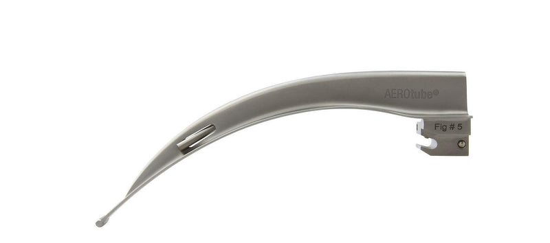 Kaltlicht-Laryngoskopgriff, Mehrweg Laryngoskopspatel, (grüner Standard) Macintosh, Miller, ECO-Version, AEROtube - Notemed Medizintechnik 