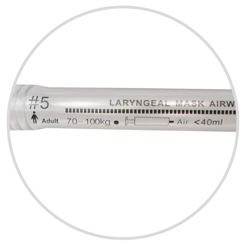 Larynxmaske Größe 1, aus PVC, VE = 10 Stück, für Neonaten, Kinder, Erwachsene, AEROtube - Notemed Medizintechnik 