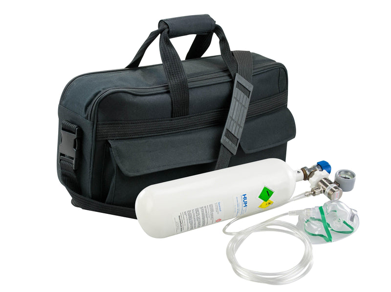 HUM AEROtreat® Mobil Fix I, Tragbares O2-Gerät, AEROway® - Fix I Druckminderer, O2-Flaschen. - Notemed Medizintechnik 
