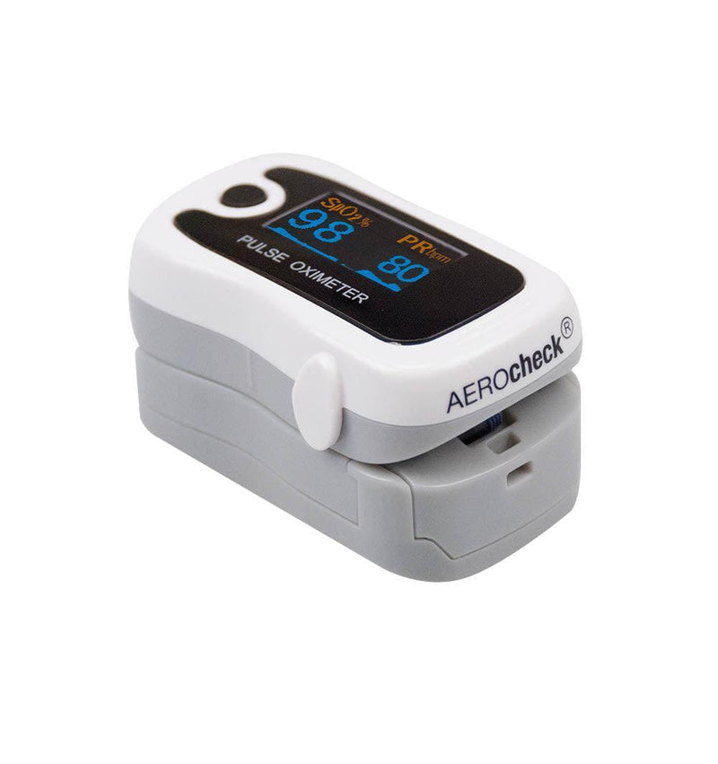 Finger-Pulsoximeter, Fingerpulsoximeter für Erwachsene und Kinder, AEROcheck, HPO11-FCH - Notemed Medizintechnik 