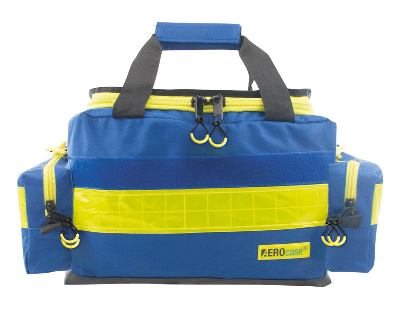 Notfalltasche, Größe M, Planenmaterial, blau, rot, Polyester, blau, rot, Pro 1R BM1 - Notemed Medizintechnik 