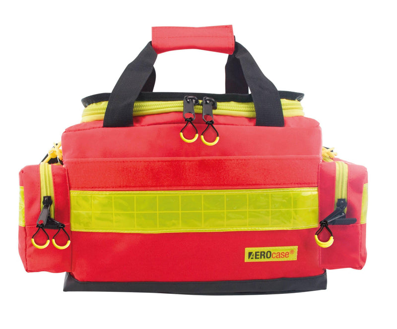 Notfalltasche, Größe M, Planenmaterial, blau, rot, Polyester, blau, rot, Pro 1R BM1 - Notemed Medizintechnik 