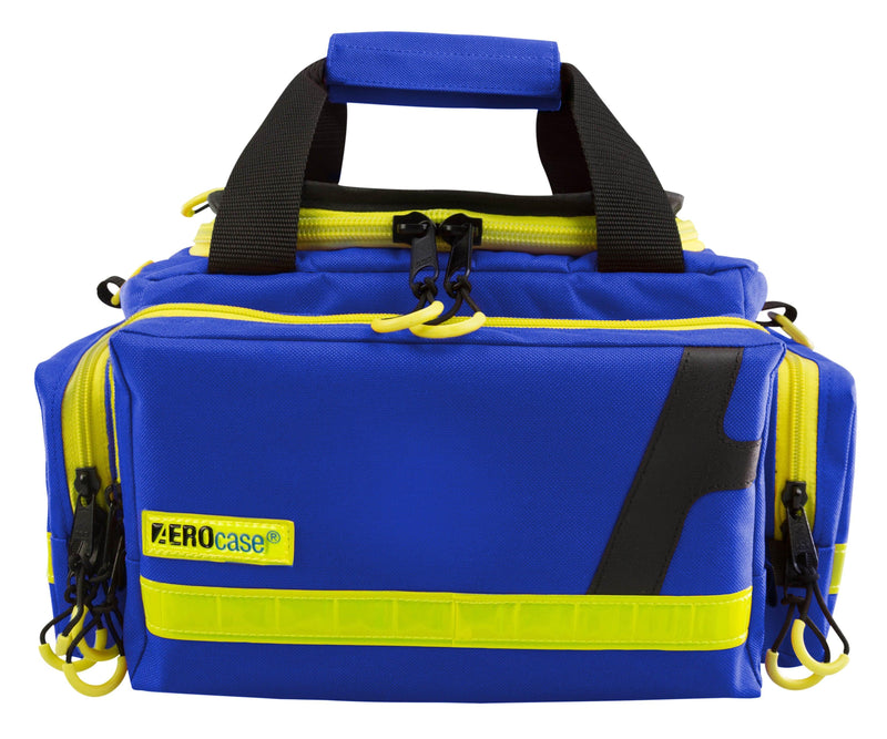 Notfalltasche, Größe S, Planenmaterial, blau, rot, Polyester, blau, rot, Pro 1R BS1 - Notemed Medizintechnik 