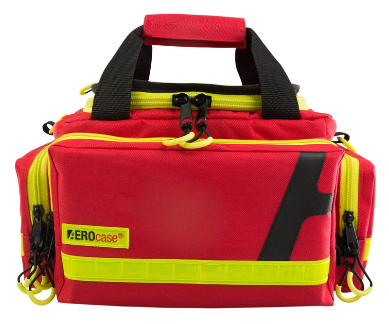 Notfalltasche, Größe S, Planenmaterial, blau, rot, Polyester, blau, rot, Pro 1R BS1 - Notemed Medizintechnik 