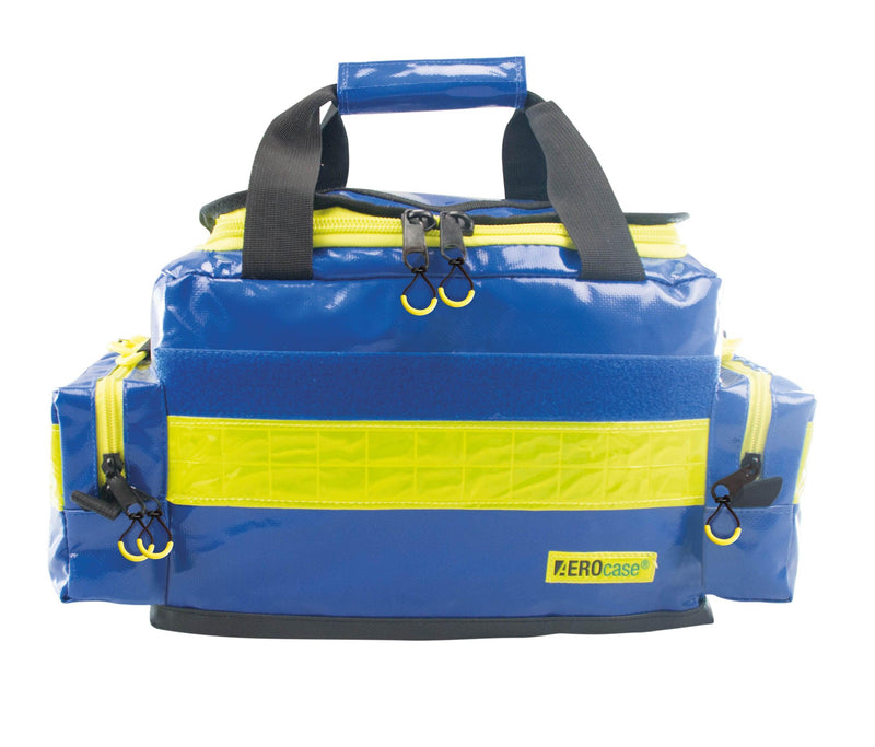 Notfalltasche, Größe M, Planenmaterial, blau, rot, Polyester, blau, rot, Pro 1R BM1 - Notemed Medizintechnik 