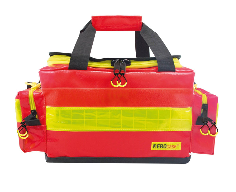 Notfalltasche, Größe M, Planenmaterial, blau, rot, Polyester, blau, rot, Pro 1R BM1 - Notemed Medizintechnik 