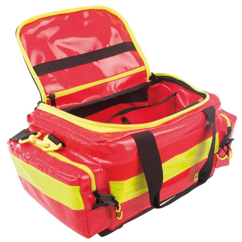 Notfalltasche, Größe M, Planenmaterial, blau, rot, Polyester, blau, rot, Pro 1R BM1 - Notemed Medizintechnik 