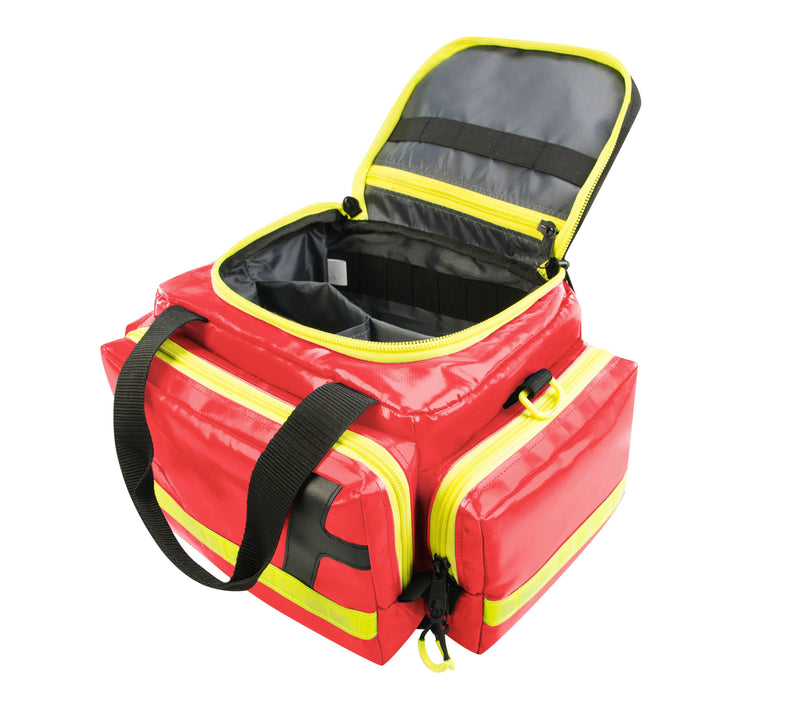 Notfalltasche, Größe S, Planenmaterial, blau, rot, Polyester, blau, rot, Pro 1R BS1 - Notemed Medizintechnik 