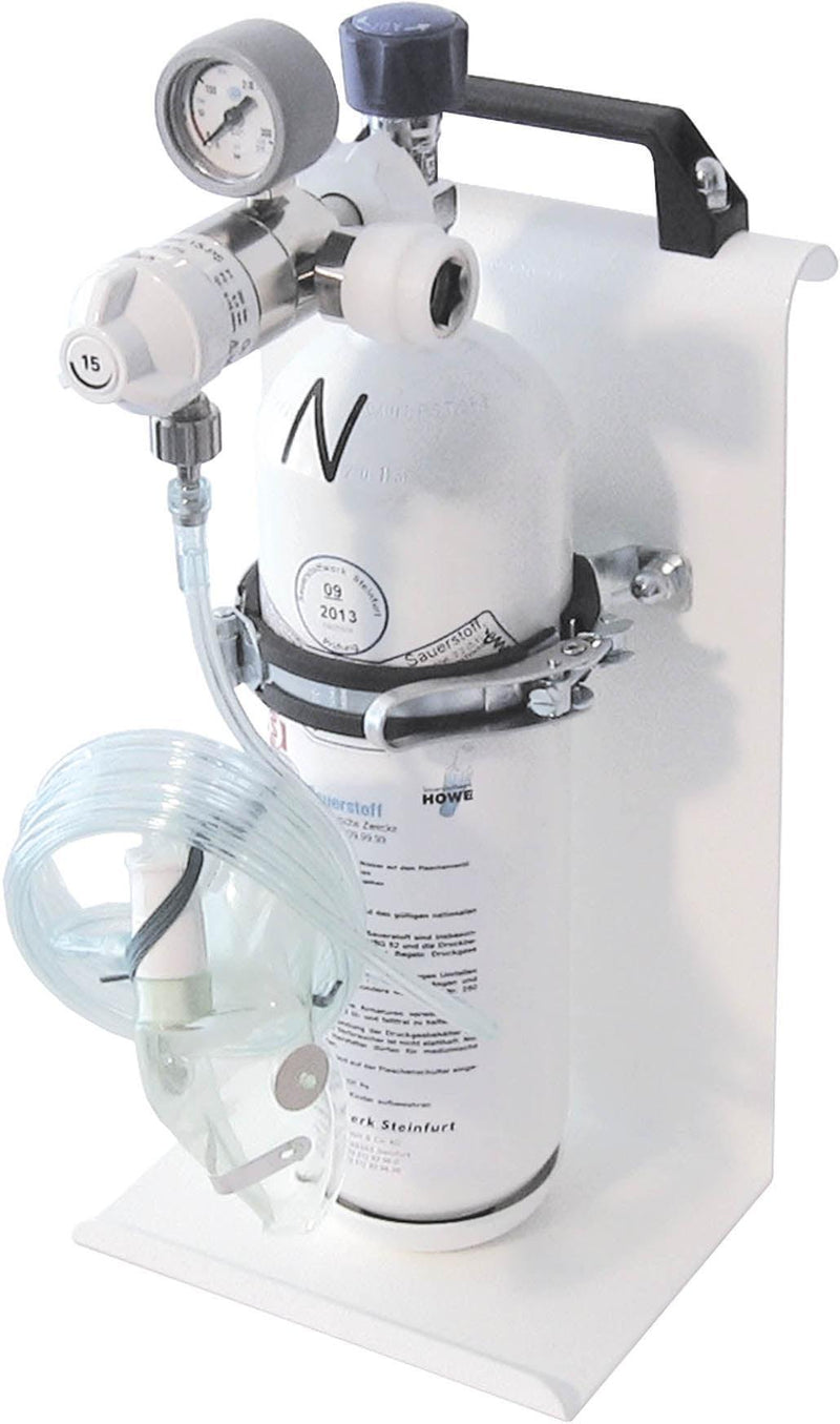 Trageplattensystem, O2-Flow 0-15 l/min stufenweise einstellbar, HTPS01-2-15PS, AEROtreat - Notemed Medizintechnik 