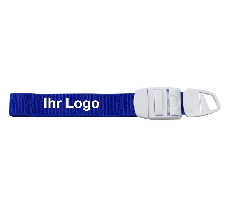 Einhand-Venenstauer, Venenstauer mit individuellem LOGO, grün, orange, olivgrün, pink, rot, violett, weiß, gelb, AEROfusion - Notemed Medizintechnik 