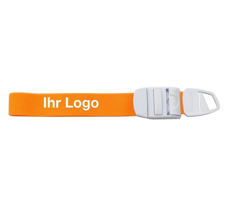 Einhand-Venenstauer, Venenstauer mit individuellem LOGO, grün, orange, olivgrün, pink, rot, violett, weiß, gelb, AEROfusion - Notemed Medizintechnik 