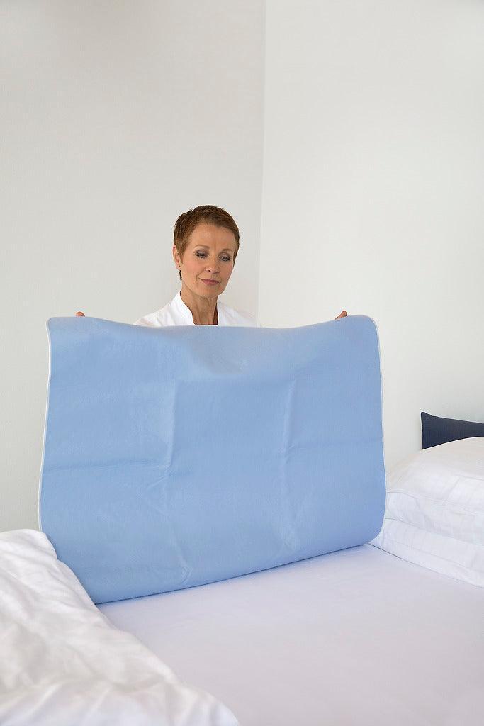 MoliCare Premium Bed Mat Textile 7 Tropfen m. Flügeln, wiederverwendbare textile Bettschutzeinlage, 75 x 85 cm, kann bis zu 250-mal gewaschen werden, Inkontinenzunterlage, 155012, 155013 - Notemed Medizintechnik 