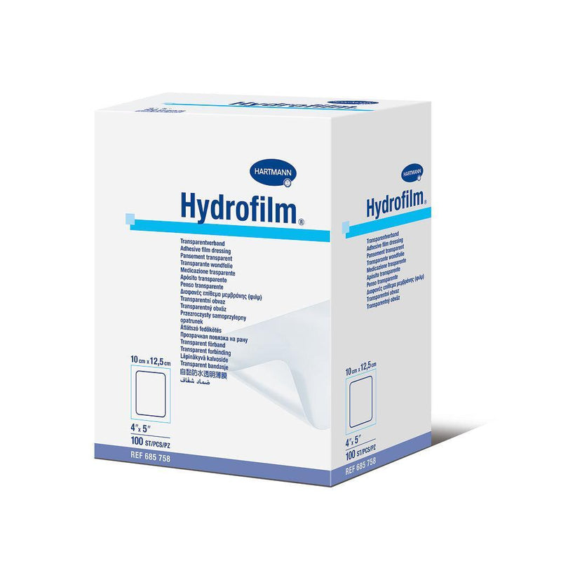 Hydrofilm Folienverband, steril, 6 x 7cm, 10 x 12,5 cm, 10 x 15 cm, 15 x 20 cm, 10 x 25 cm, 12 x 25 cm, 20 x 30 cm, 685755, 685756, 685757, 685758, 685759, 685760, 685761, 685762, 685763, 685764, 685765 - Notemed Medizintechnik 