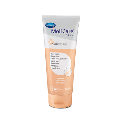 MoliCare Skin Handcreme, 200 ml, Intensive Pflege für sehr trockene, rissige Hände. Kreatin unterstützt den natürlichen Hautschutzmechanismus, 995020 Hartmann