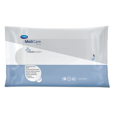 MoliCare Skin Waschhandschuhe, zur praktischen und schonenden Ganzkörperreinigung bei Bett-lägerigkeit, 995056 Hartmann