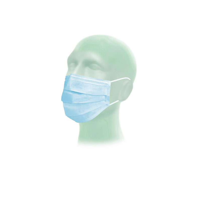 Suavel® Protec, Mundschutz, OP-Maske mit elastischen Ohrschlaufen, blau, OP-Maske nach EN 14683, Typ II / Typ II R, 80-900, 80-901, 80-902 - Notemed Medizintechnik 