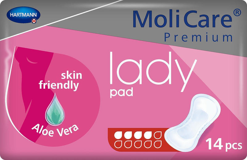 MoliCare Premium lady pad, anatomische Vorlagen für leichte Inkontinenz, Einlagen für Schutz und Sicherheit, 0,5 / 1 / 1,5 / 2 / 3 / 3,5 / 4 / 4,5 / 5 Tropfen - Notemed Medizintechnik 