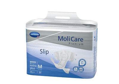 MoliCare Premium Slip extra plus 6 Tropfen Gr. XS, verleiht mobilen Personen mit leichteren Inkontinenzformen größtmögliche Sicherheit, hautfreundliche Inkontinenzslip mit textilartiger Außenseite, 169248, 
PZN 11345877 Hartmann