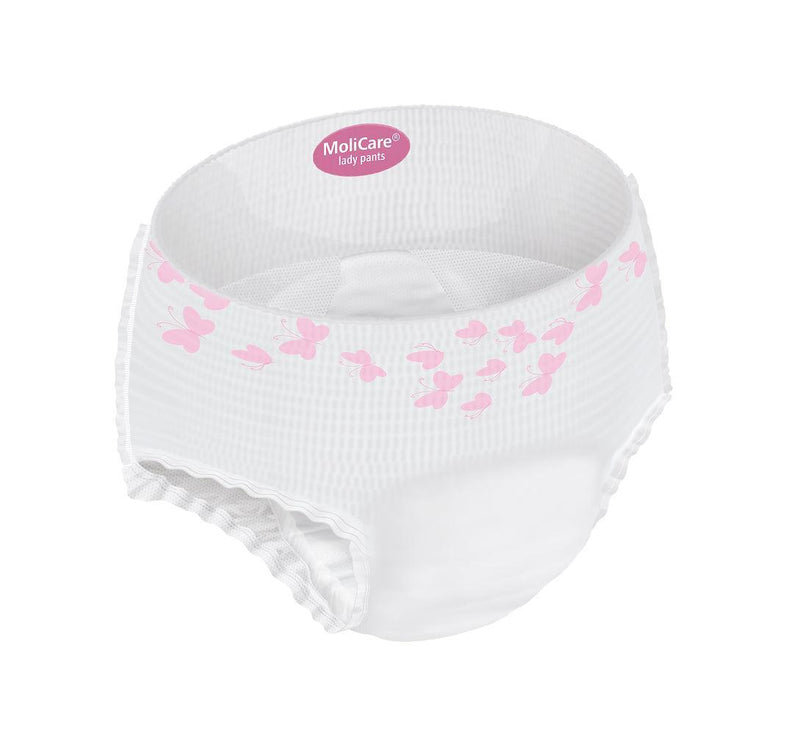 MoliCare Premium lady pants 5 Tropfen M, Einweghose, Einweghöschen, leichter bis mittlerer Blasenschwäche, Bauch/Hüftumfang 80-120 cm, 915867, PZN 14022525 - Notemed Medizintechnik 
