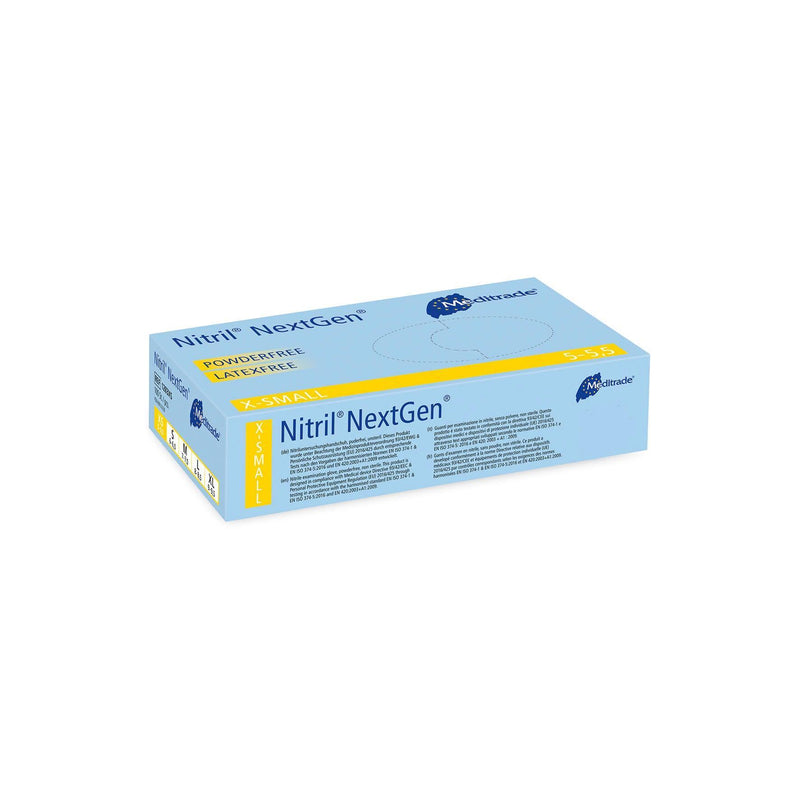 Nitril® NextGen®
 Untersuchungshandschuh aus Nitril, puderfrei, X-Large (9), Large (8-8,5), Medium (7-7,5), Small (6-6,5), Small (6-6,5), X-Small (5,5), 1283XL, 
 1283L, 
 1283M, 
 1283S, 
 1283XS