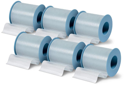 Omnifilm auf Kunststoffspulen, Verbandfixierung, Fixierpflaster, 9,2 m lang, 1,25 cm x 9,2 m, 2,5 cm x 9,2 m, 5 cm x 9,2 m, 900620, 900630, 900680 - Notemed Medizintechnik 