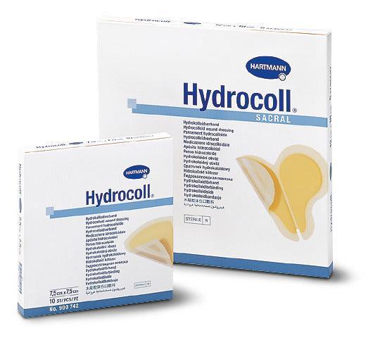 Hydrocoll sacral,12 x 18 cm, steril, einzeln eingesiegelt, spezifische Zuschnitt zur Behandlung von Dekubitalulzerationen im Sakralbereich, 900755 - Notemed Medizintechnik 