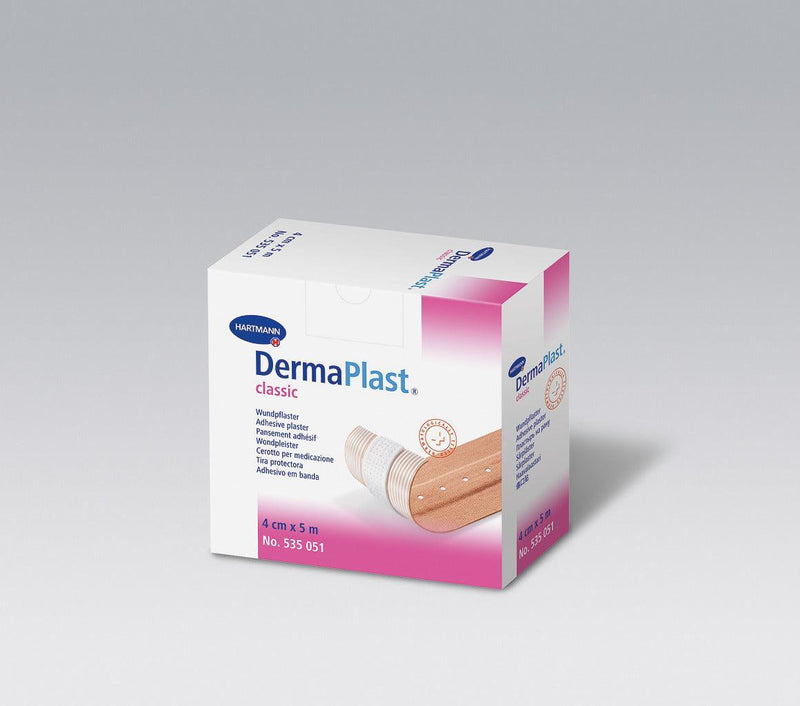 DermaPlast classic 4 cm, 6 cm, 8 cm, Wundverband, Pflaster, Wundpflaster, Wundschnellverband, 535051, 535061, 535071 - Notemed Medizintechnik 
